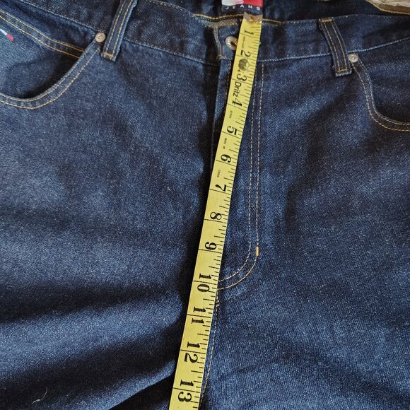 Men's Wide Legs Baggy 90's Tommy Hilfiger Carpenter Jeans - Picture 6 of 12